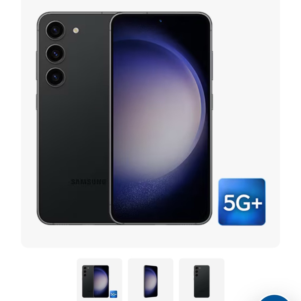 ❤️SOLD❤️Samsung Midnight Black 5G+ Smartphone